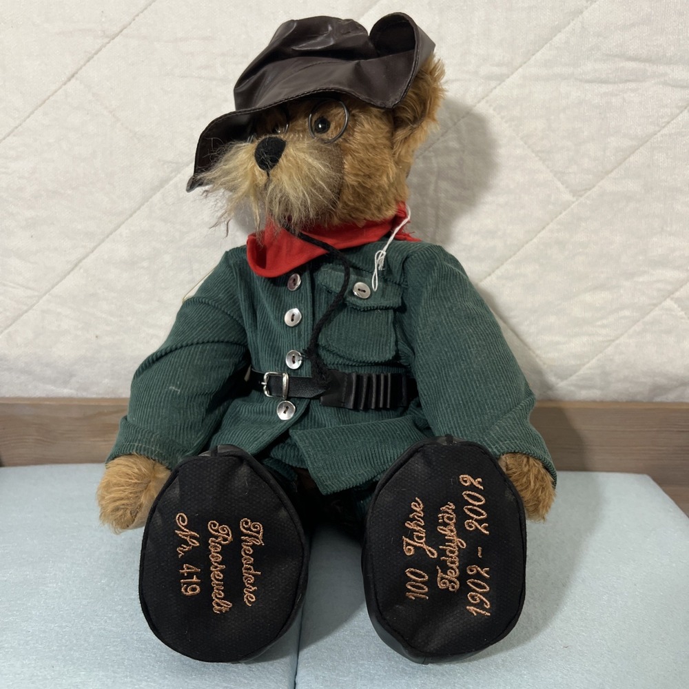 Hermann Coburg Teddy Theodore Roosevelt Mohair Bear No. 367